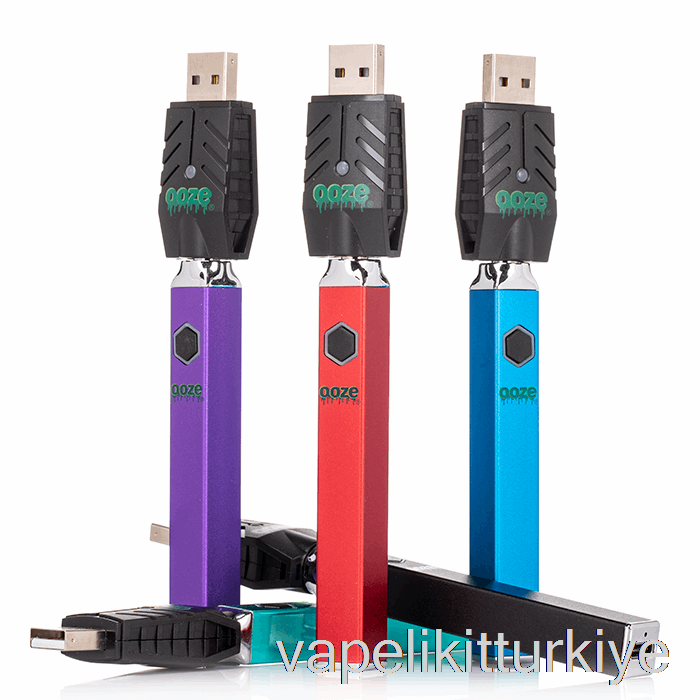 Vape Elektronik Sigara Sızıntısı Quad Flex Sıcaklık 500mah Pil Hayalet Beyaz